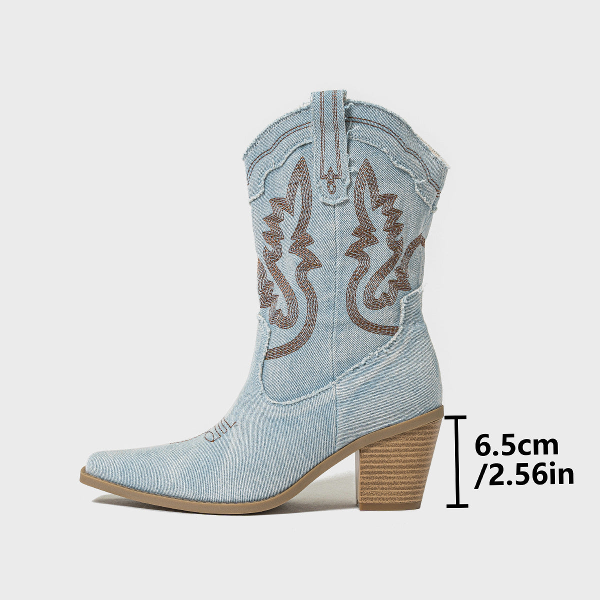 Cowboy boots denim