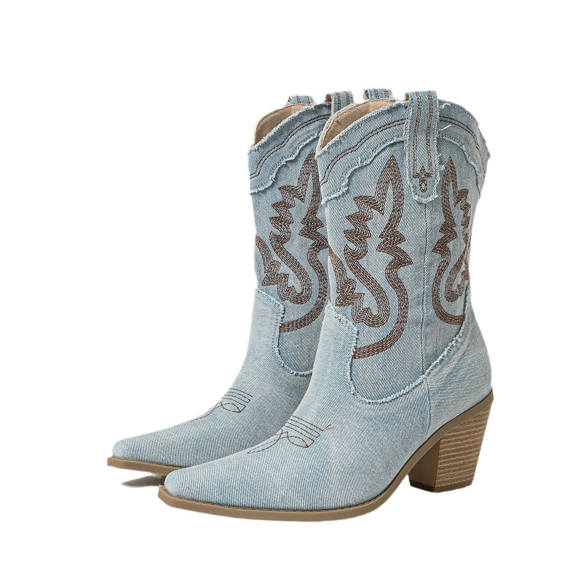 Cowboy boots denim
