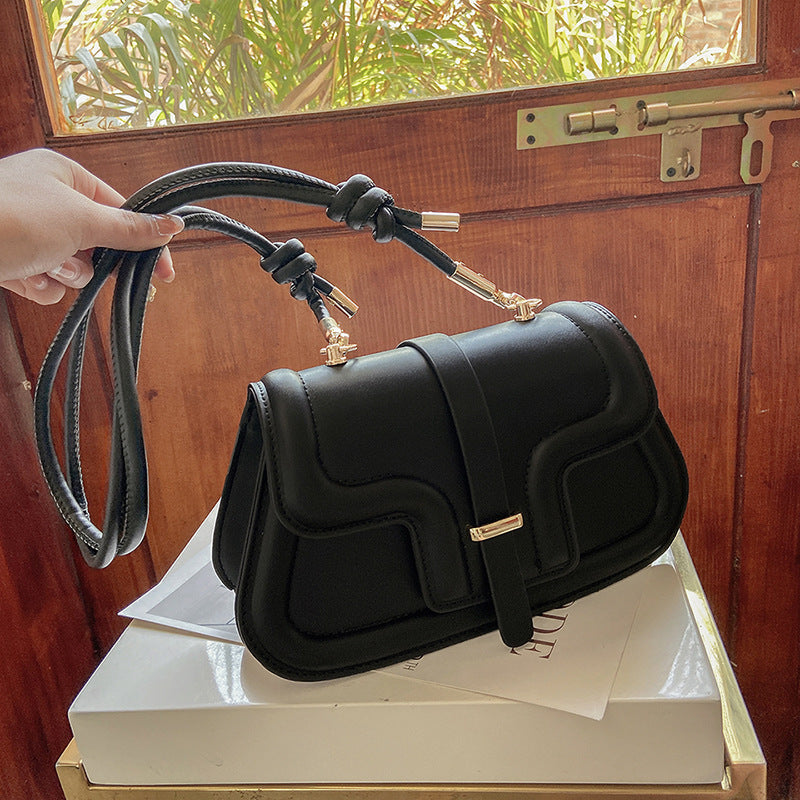 Luxury leather shoulder bag