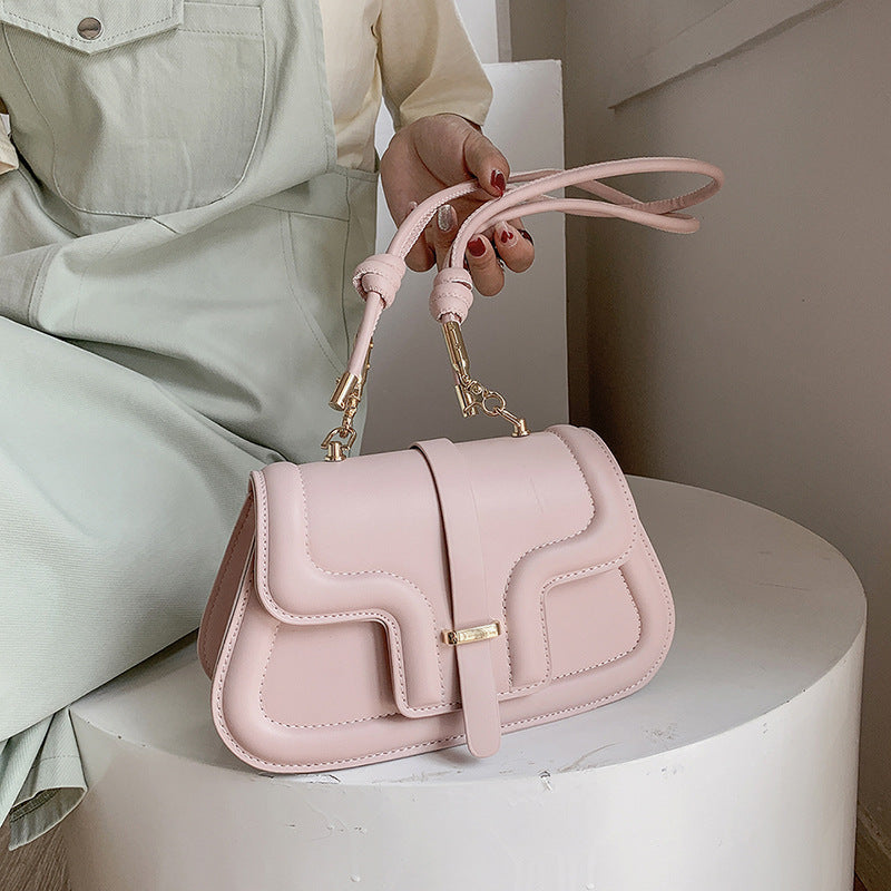 Luxury leather shoulder bag